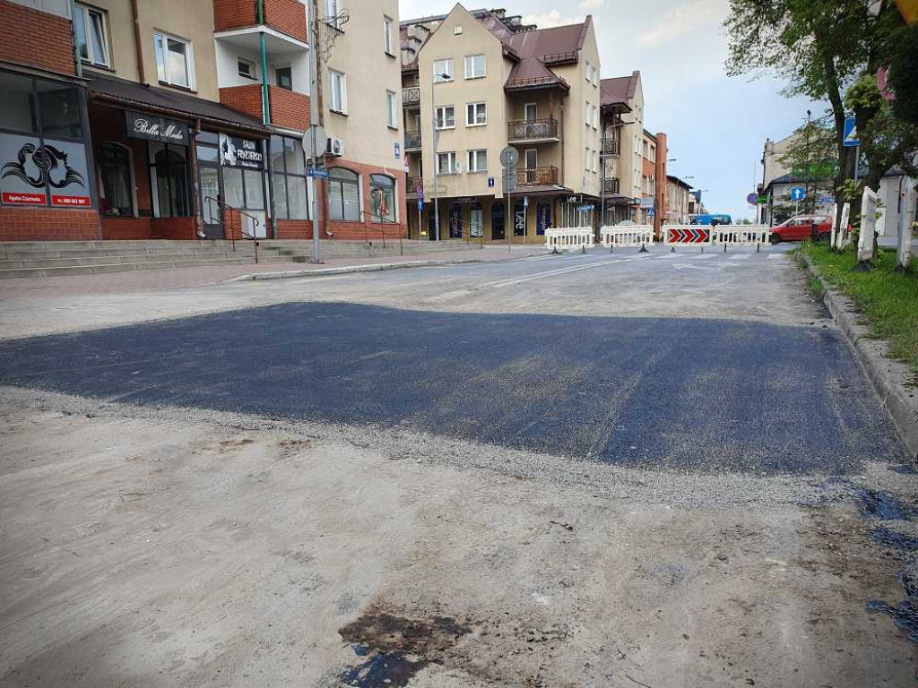Hrubieszów: Dziura na Narutowicza naprawiona [ZDJĘCIA]