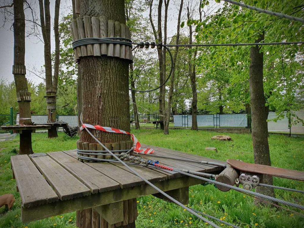Hrubieszowski park linowy [ZDJĘCIA]