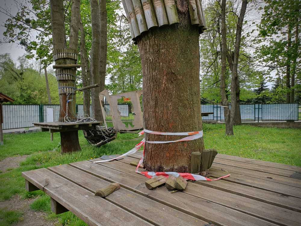 Hrubieszowski park linowy [ZDJĘCIA]