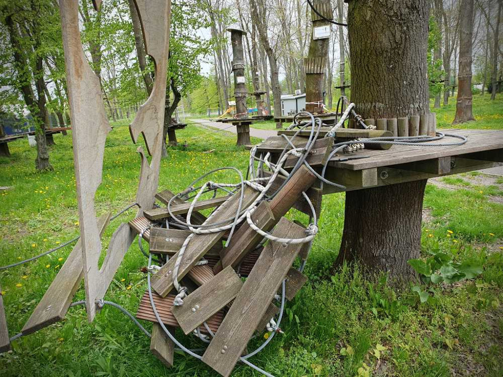 Hrubieszowski park linowy [ZDJĘCIA]