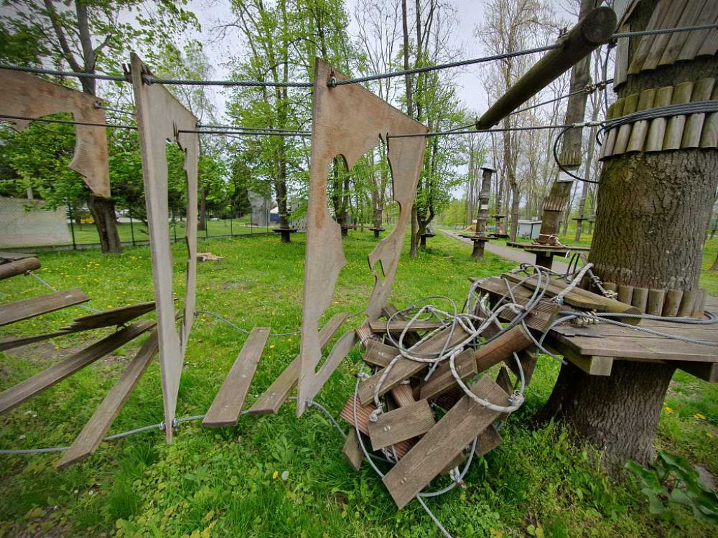 Hrubieszowski park linowy [ZDJĘCIA]
