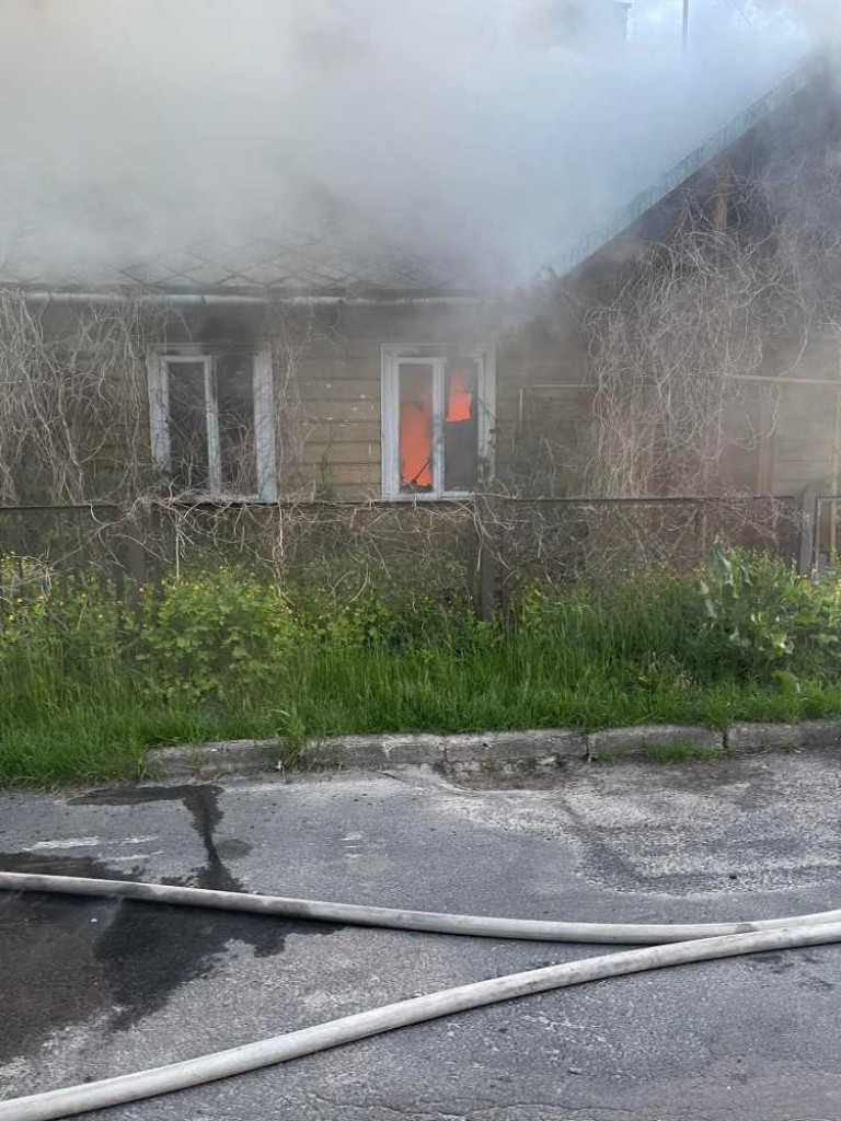 Hrubieszów: Pożar na ulicy Górnej [ZDJĘCIA, WIDEO]