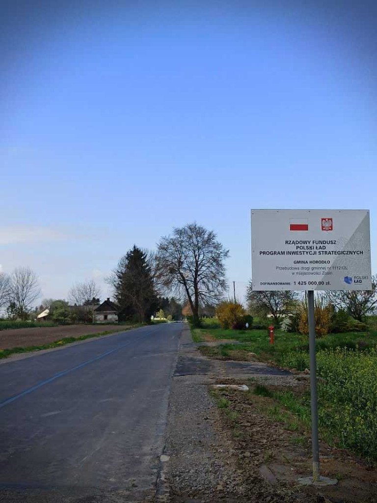 Zakończono remont drogi w Zosinie [ZDJĘCIA]