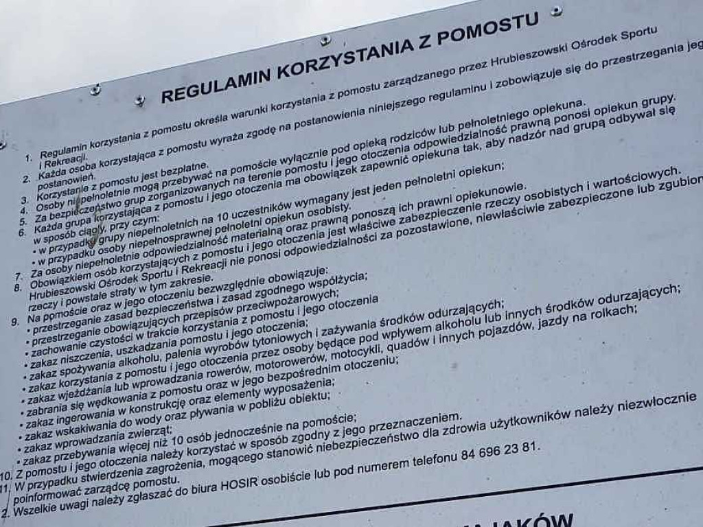 Hrubieszowskie kąpielisko i nowy pomost [ZDJĘCIA]