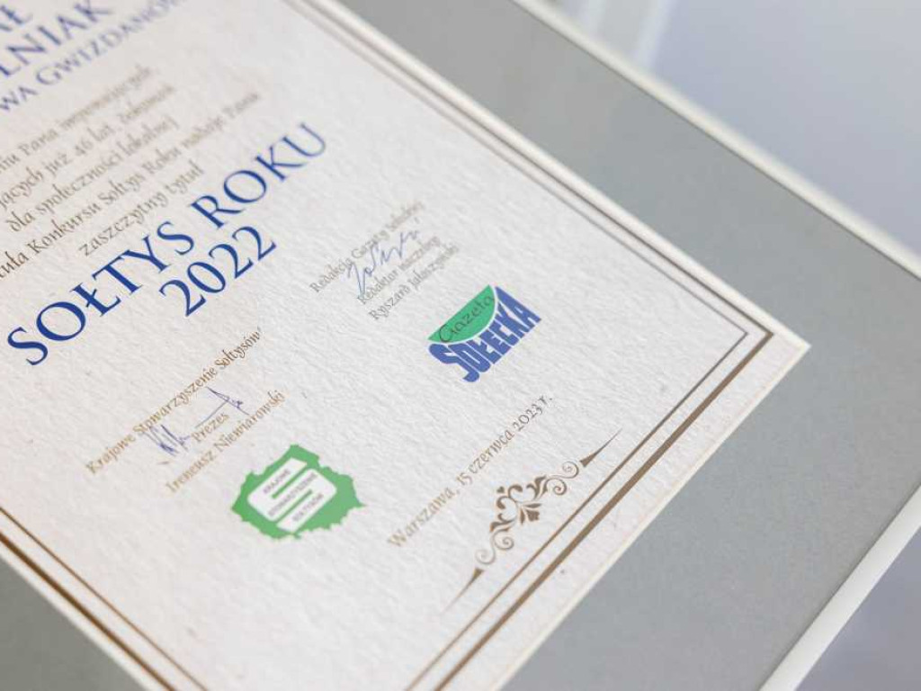 Roman Myśliwiec z Husynnego Sołtysem Roku 2022! [ZDJĘCIA]
