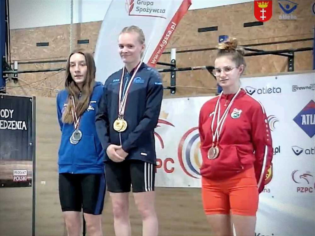 Dwa medale dla Unii Hrubieszów w Młodzieżowych Mistrzostwach Polski w podnoszeniu ciężarów [ZDJĘCIA]