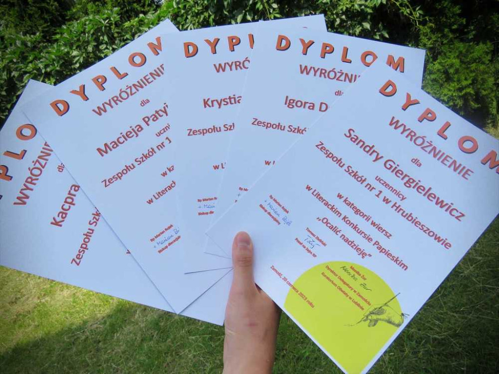 Hrubieszów: Wyróżnienia na literackiej gali [ZDJĘCIA]