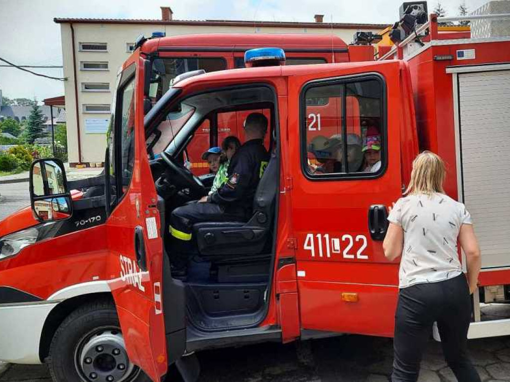 Hrubieszów: Przedszkolaki u strażaków [ZDJĘCIA]