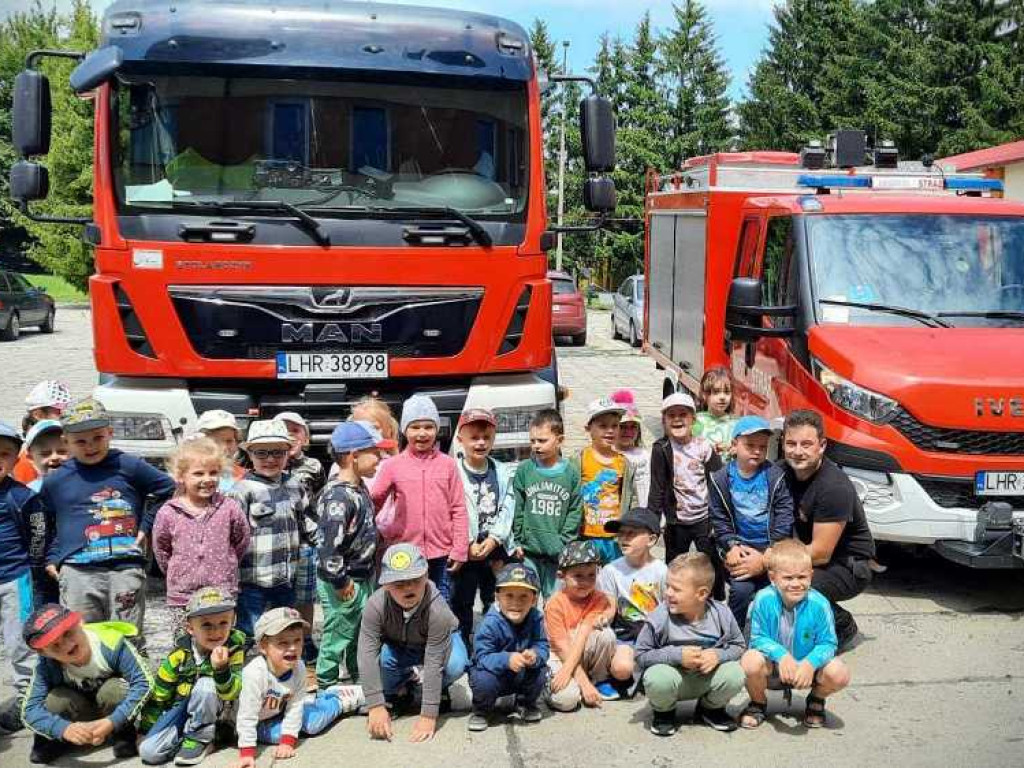 Hrubieszów: Przedszkolaki u strażaków [ZDJĘCIA]