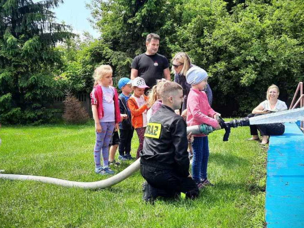 Hrubieszów: Przedszkolaki u strażaków [ZDJĘCIA]