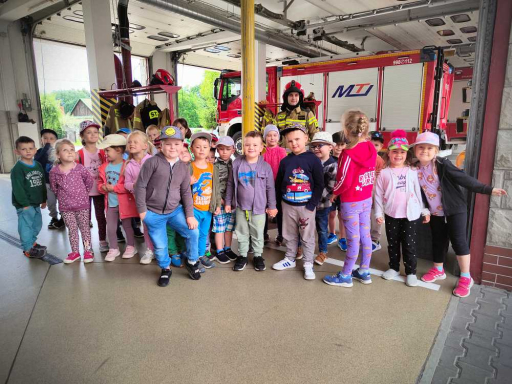 Hrubieszów: Przedszkolaki z wizytą w Straży Pożarnej [ZDJĘCIA]