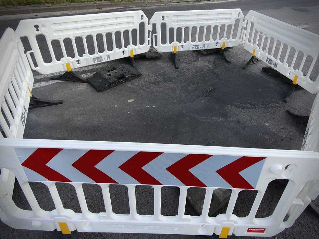 Hrubieszów: Dziura na ulicy Piłsudskiego [ZDJĘCIA]