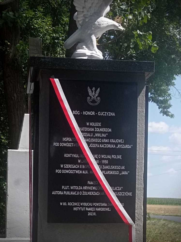 ŚZŻAK Hrubieszów na uroczystościach w Zawalowie Kolonii [ZDJĘCIA]