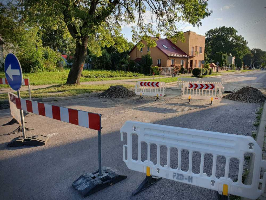 Hrubieszów: Nawierzchnia na ulicy Piłsudskiego [ZDJĘCIA]