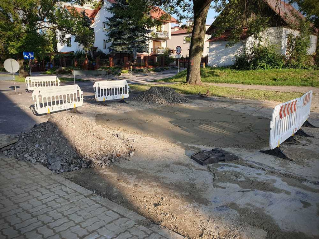Hrubieszów: Nawierzchnia na ulicy Piłsudskiego [ZDJĘCIA]