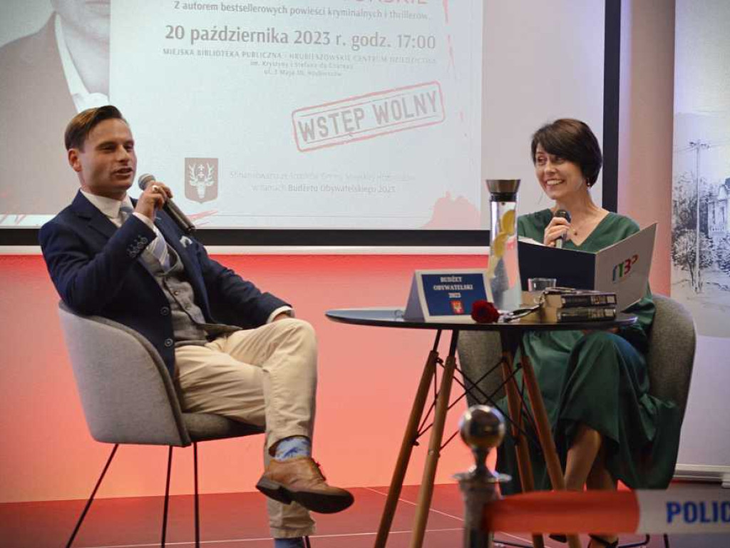 Hrubieszów: Spotkanie z mistrzem kryminału [ZDJĘCIA]