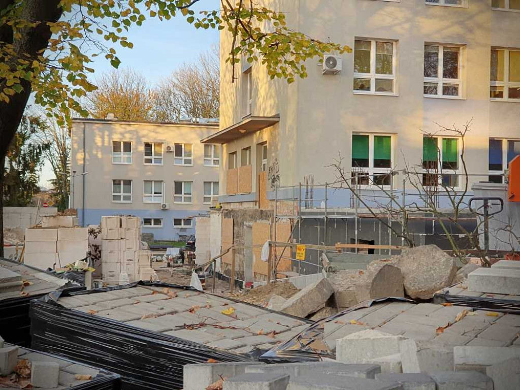 Hrubieszów: Trwa rozbudowa izby przyjęć [ZDJĘCIA]