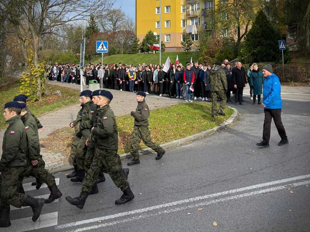 Marsz Niepodległości w Hrubieszowie [ZDJĘCIA, WIDEO]