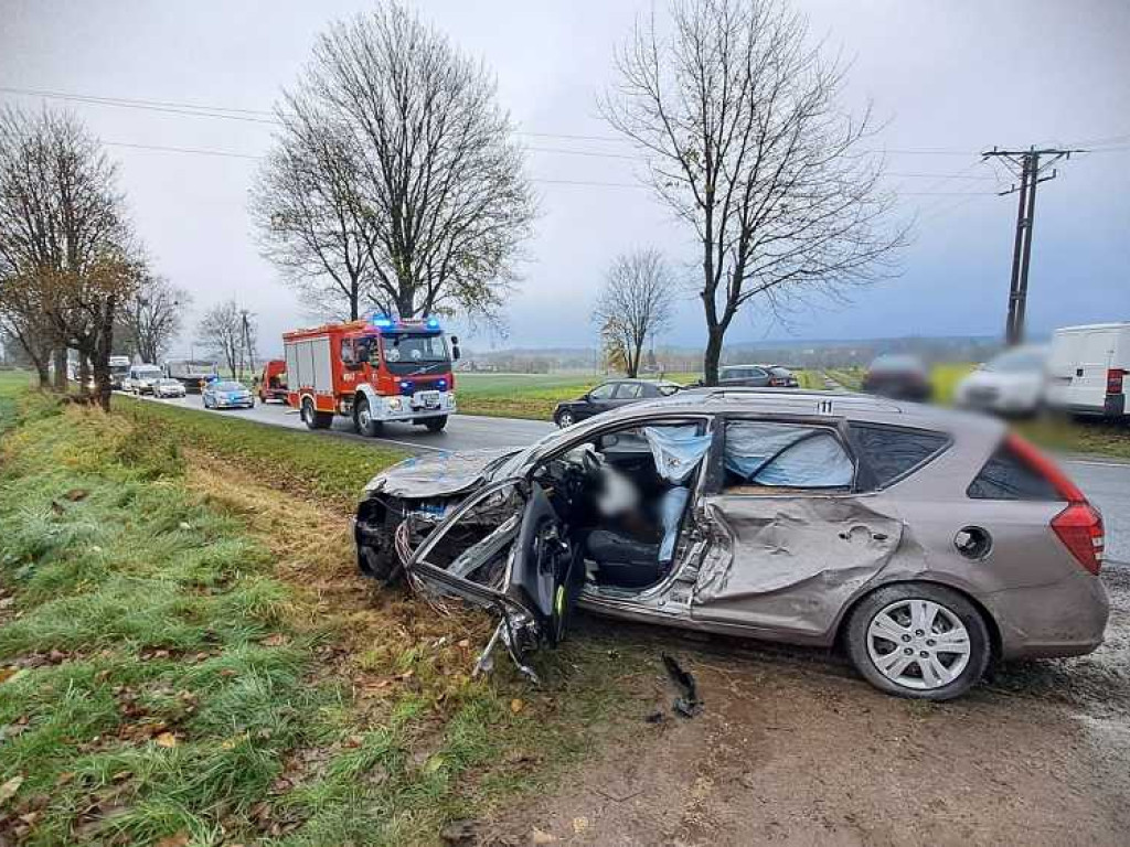 Śmiertelny wypadek. Zginął kierowca ciężarówki [ZDJĘCIA, WIDEO]