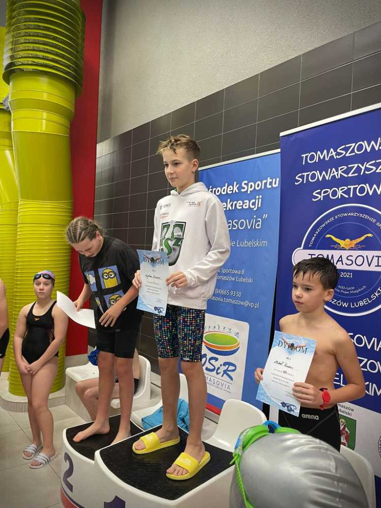 Kajetan Zirebiec 4 w województwie! Hrubieszowska nadzieja pływacka [ZDJĘCIA]
