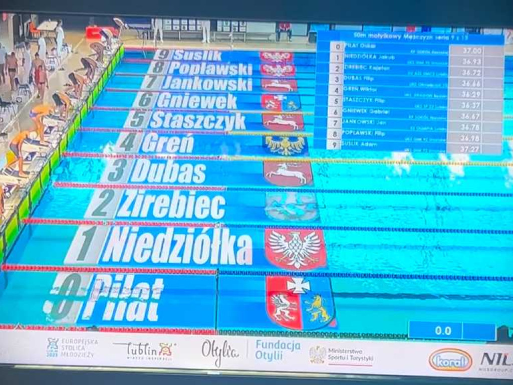 Kajetan Zirebiec 4 w województwie! Hrubieszowska nadzieja pływacka [ZDJĘCIA]