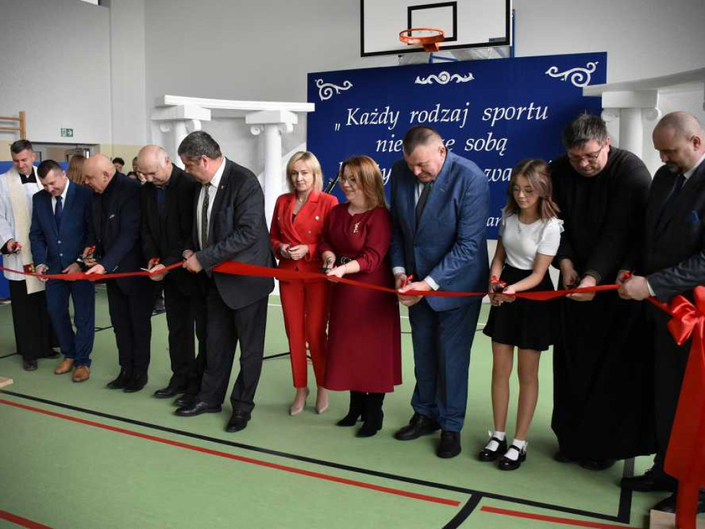 Otwarcie nowej sali sportowej [ZDJĘCIA]