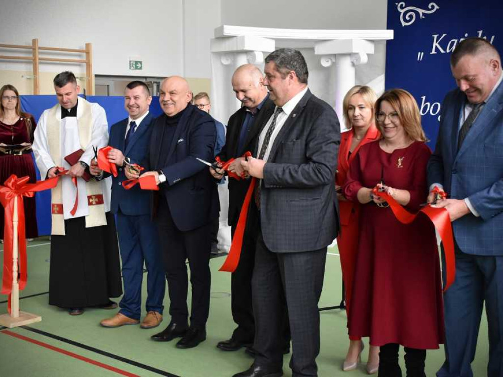 Otwarcie nowej sali sportowej [ZDJĘCIA]