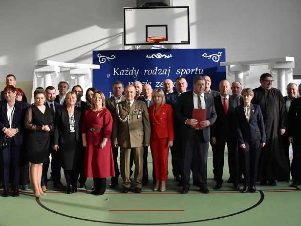 Otwarcie nowej sali sportowej [ZDJĘCIA]