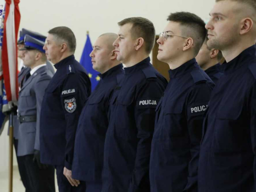 Nowi policjanci zasilą również hrubieszowską komendę [ZDJĘCIA]