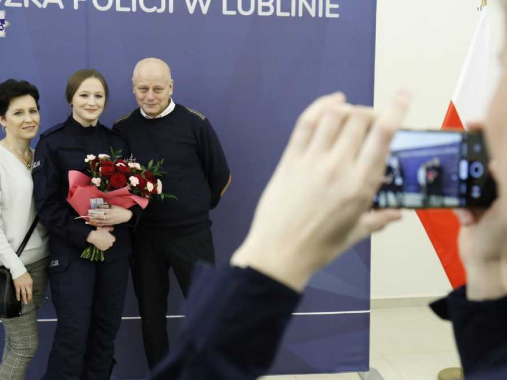 Nowi policjanci zasilą również hrubieszowską komendę [ZDJĘCIA]