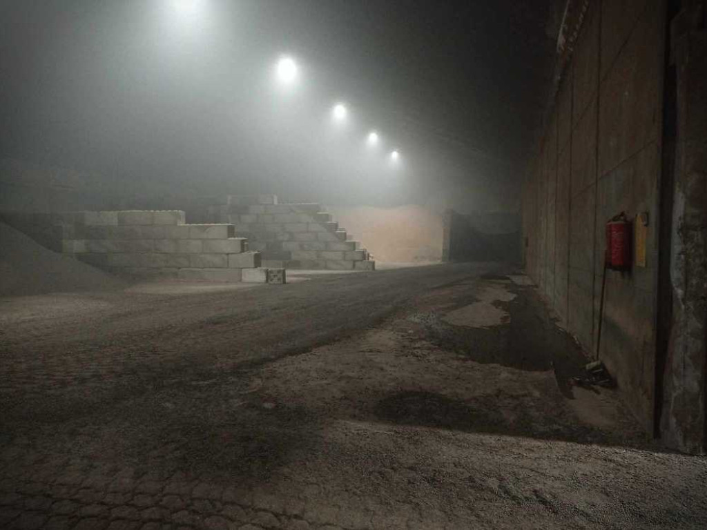 Hrubieszów: Pożar peletu na ulicy Nowej [ZDJĘCIA]
