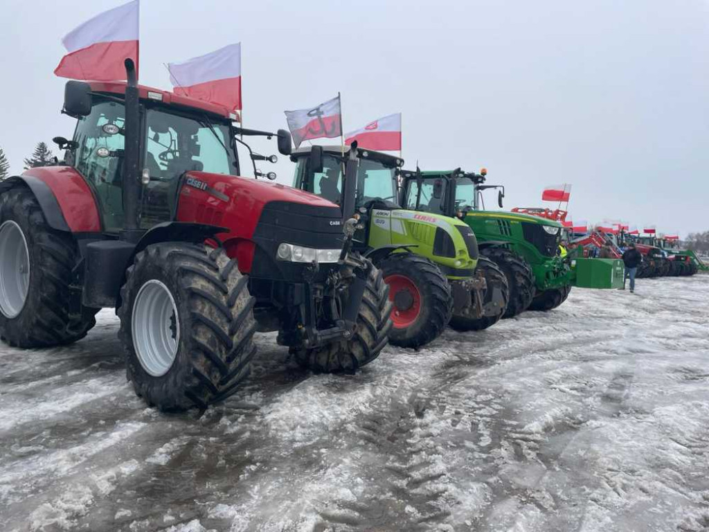 Protest rolników w Hrubieszowie [ZDJĘCIA]