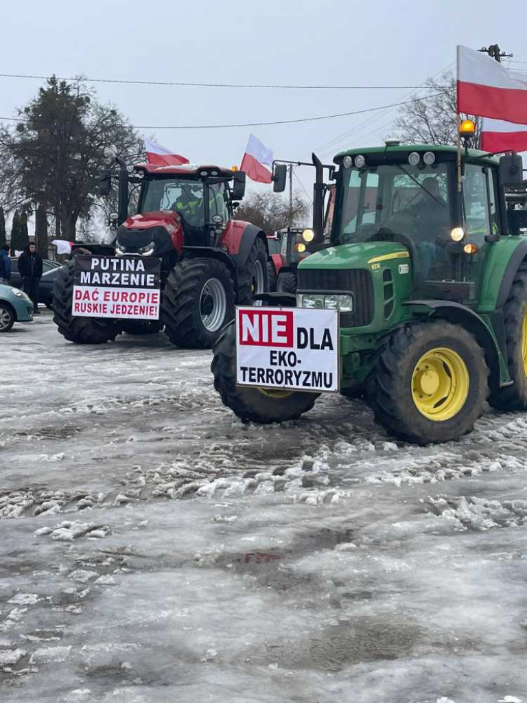Protest rolników w Hrubieszowie [ZDJĘCIA]