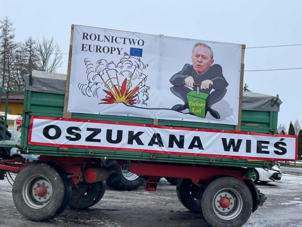 Protest rolników w Hrubieszowie [ZDJĘCIA]