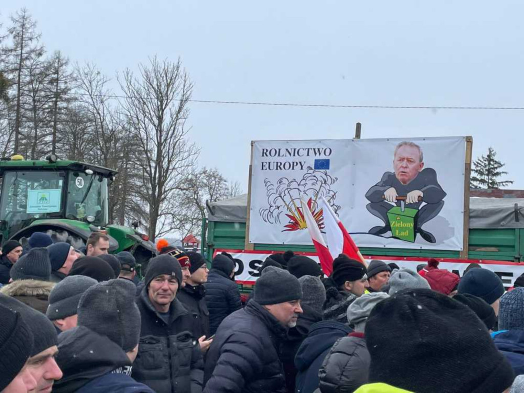 Protest rolników w Hrubieszowie [ZDJĘCIA]