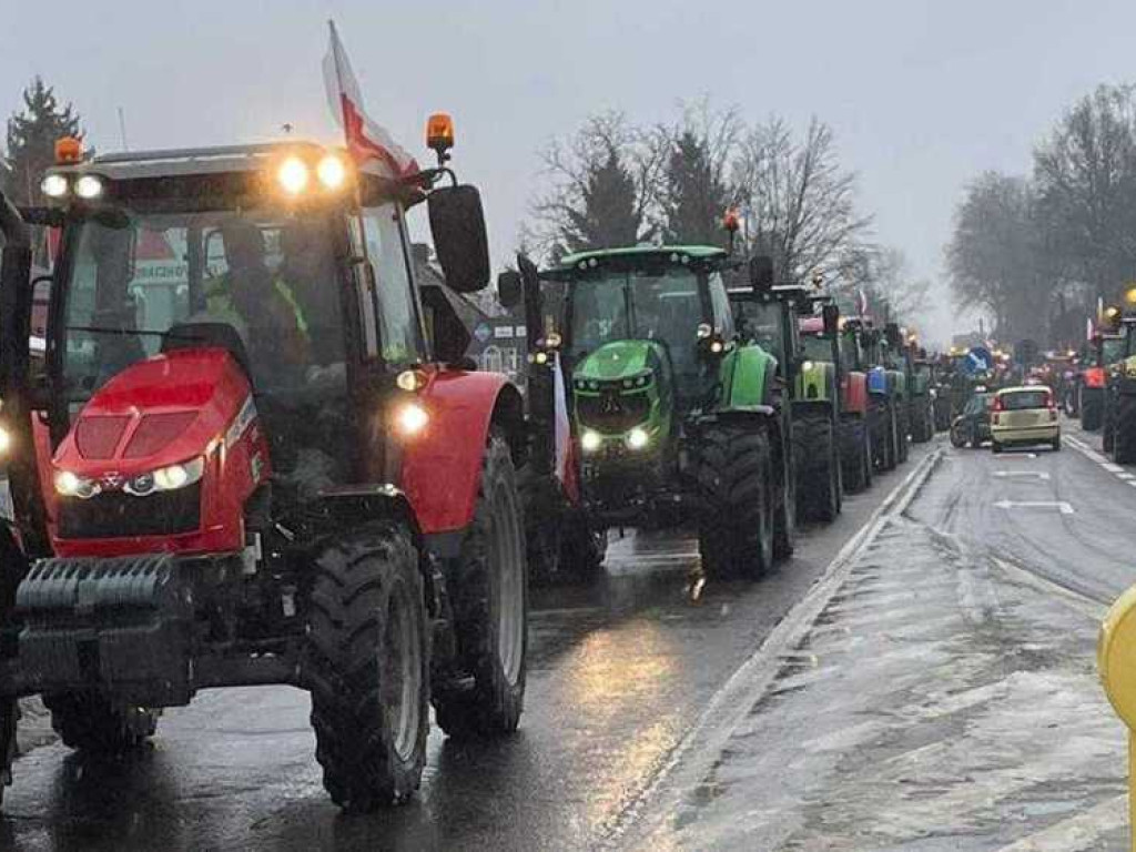 Protest rolników w Hrubieszowie [ZDJĘCIA]