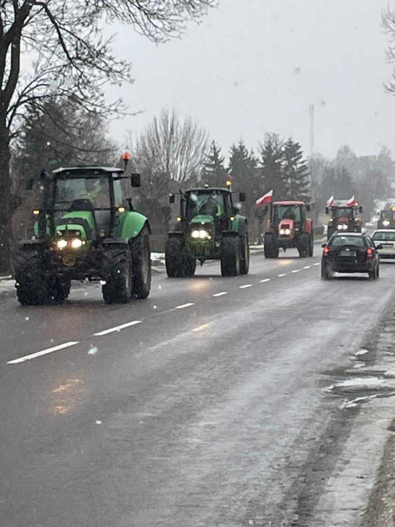 Protest rolników w Hrubieszowie [ZDJĘCIA]
