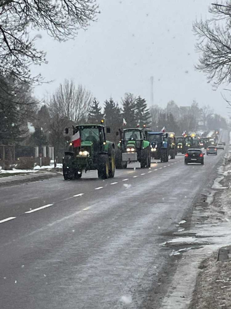 Protest rolników w Hrubieszowie [ZDJĘCIA]