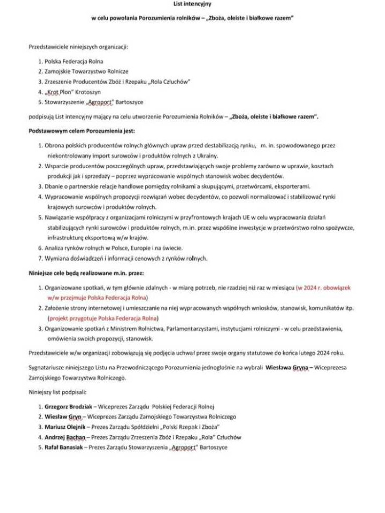 Protest rolników w Hrubieszowie [ZDJĘCIA]
