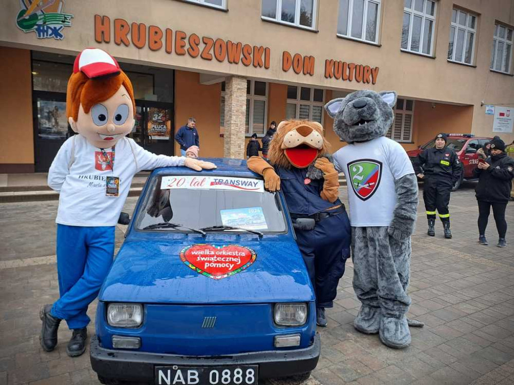 Hrubieszowscy mundurowi zagrali z WOŚP! [ZDJĘCIA]
