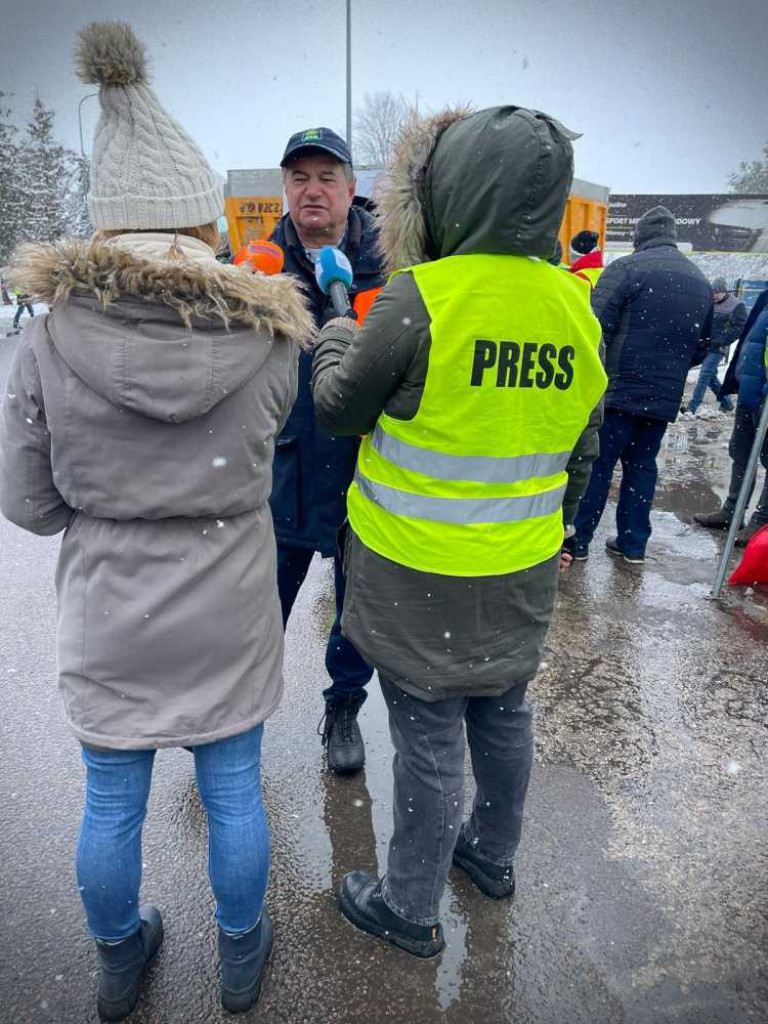Hrubieszów: Trwa rolniczy protest [ZDJĘCIA]