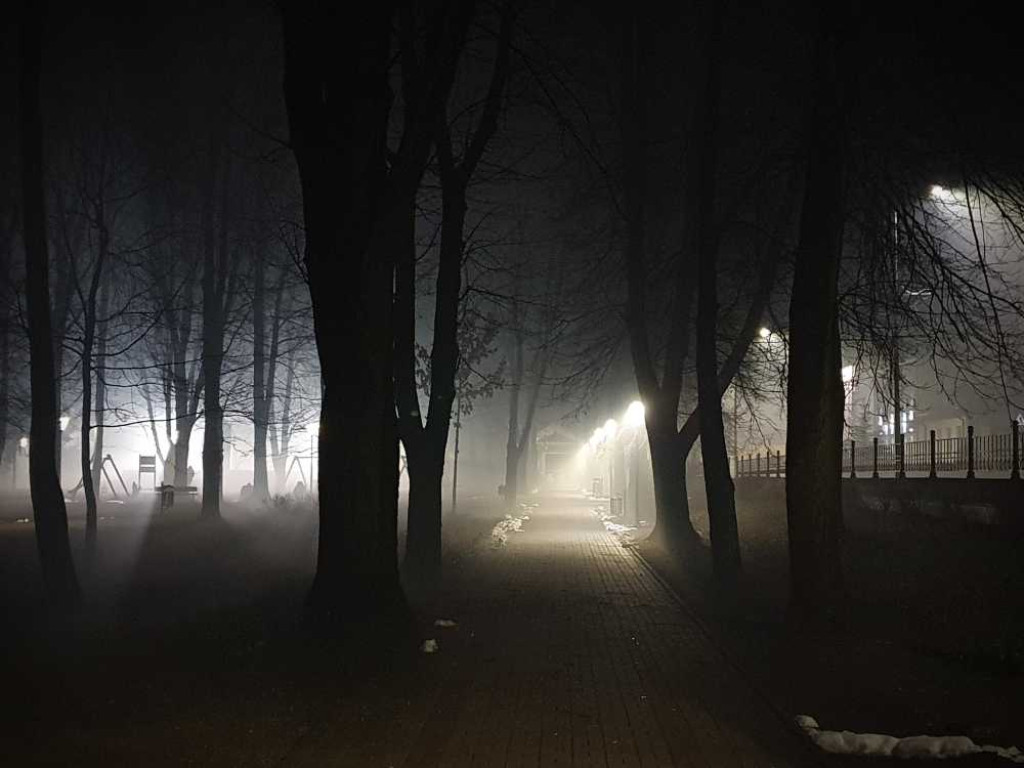 Gdzieś w Hrubieszowie... Mgła [ZDJĘCIA]