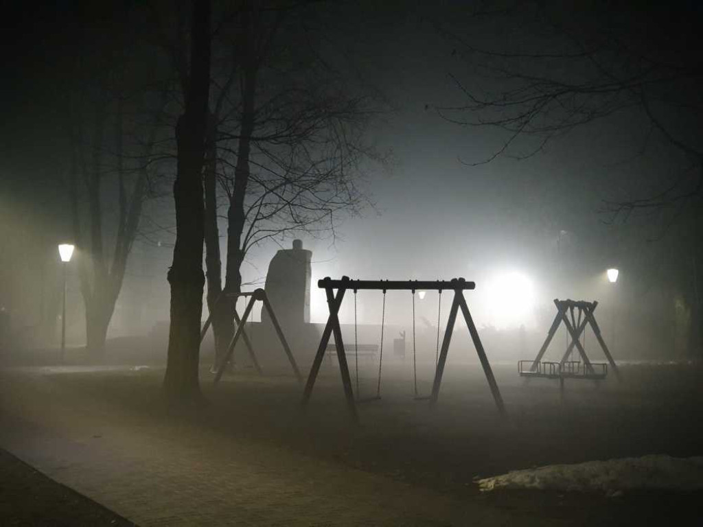 Gdzieś w Hrubieszowie... Mgła [ZDJĘCIA]