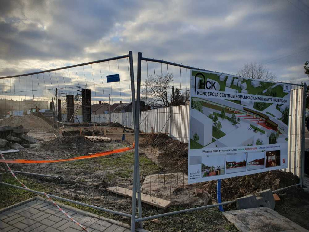 Hrubieszów: Budowa Hrubieszowskiego Centrum Komunikacyjnego [ZDJĘCIA]