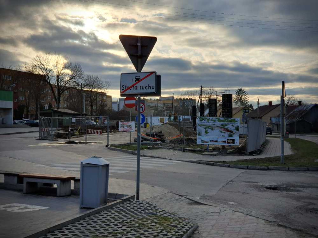Hrubieszów: Budowa Hrubieszowskiego Centrum Komunikacyjnego [ZDJĘCIA]