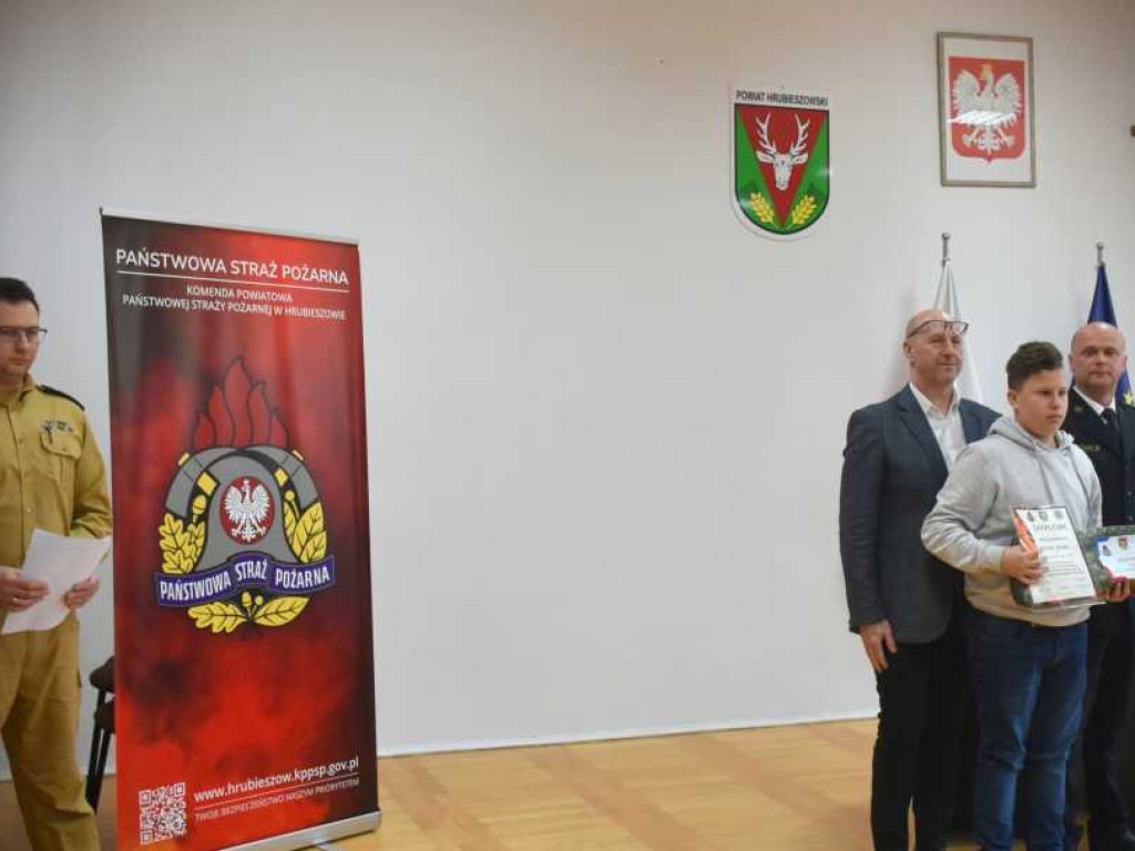 Hrubieszów: Młodzież Zapobiega Pożarom. Oto najlepsi w powiecie [ZDJĘCIA]
