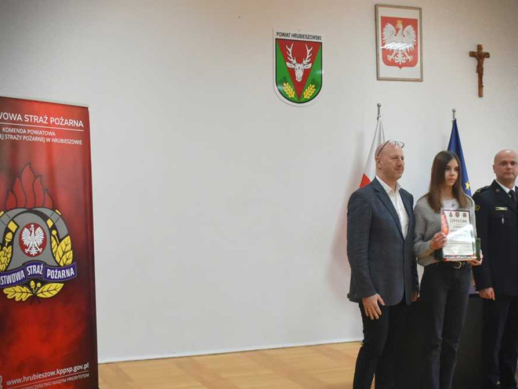 Hrubieszów: Młodzież Zapobiega Pożarom. Oto najlepsi w powiecie [ZDJĘCIA]