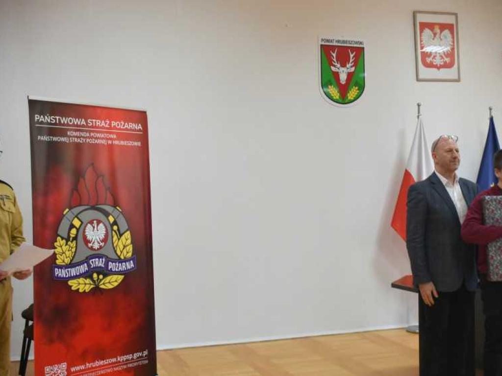 Hrubieszów: Młodzież Zapobiega Pożarom. Oto najlepsi w powiecie [ZDJĘCIA]