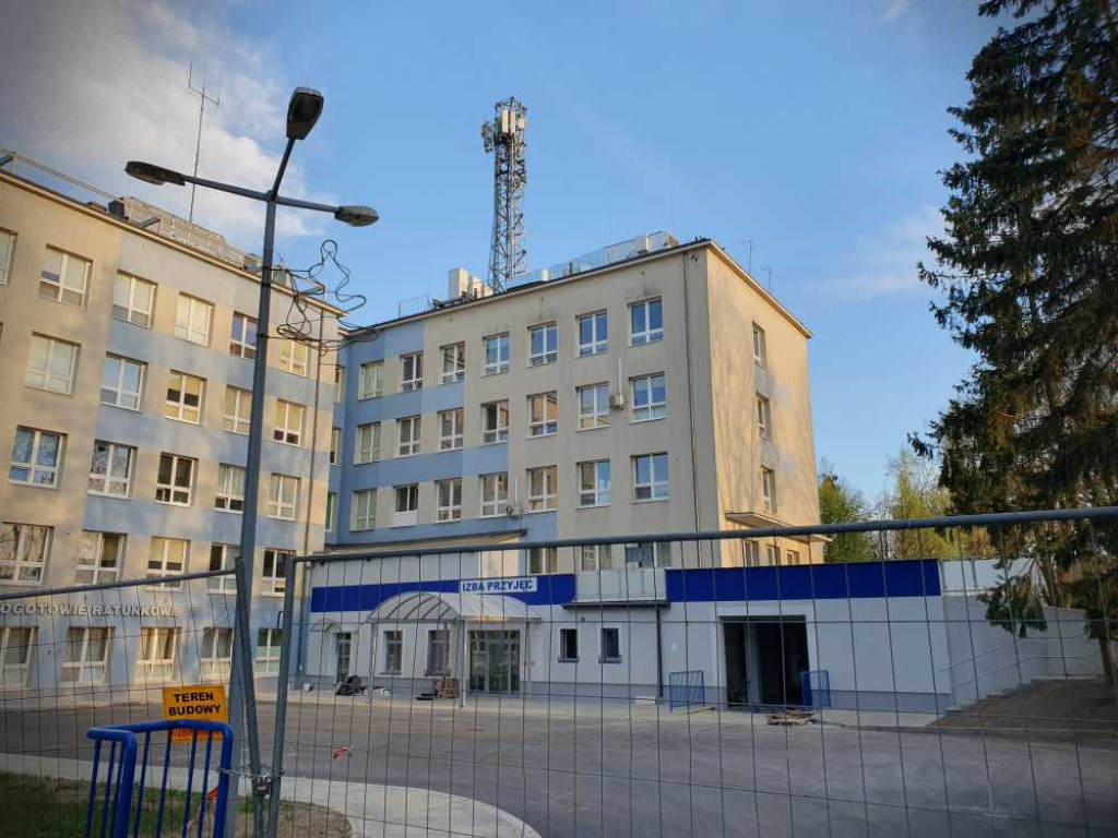 Hrubieszów: Rozbudowa izby przyjęć hrubieszowskiego szpitala [ZDJĘCIA]