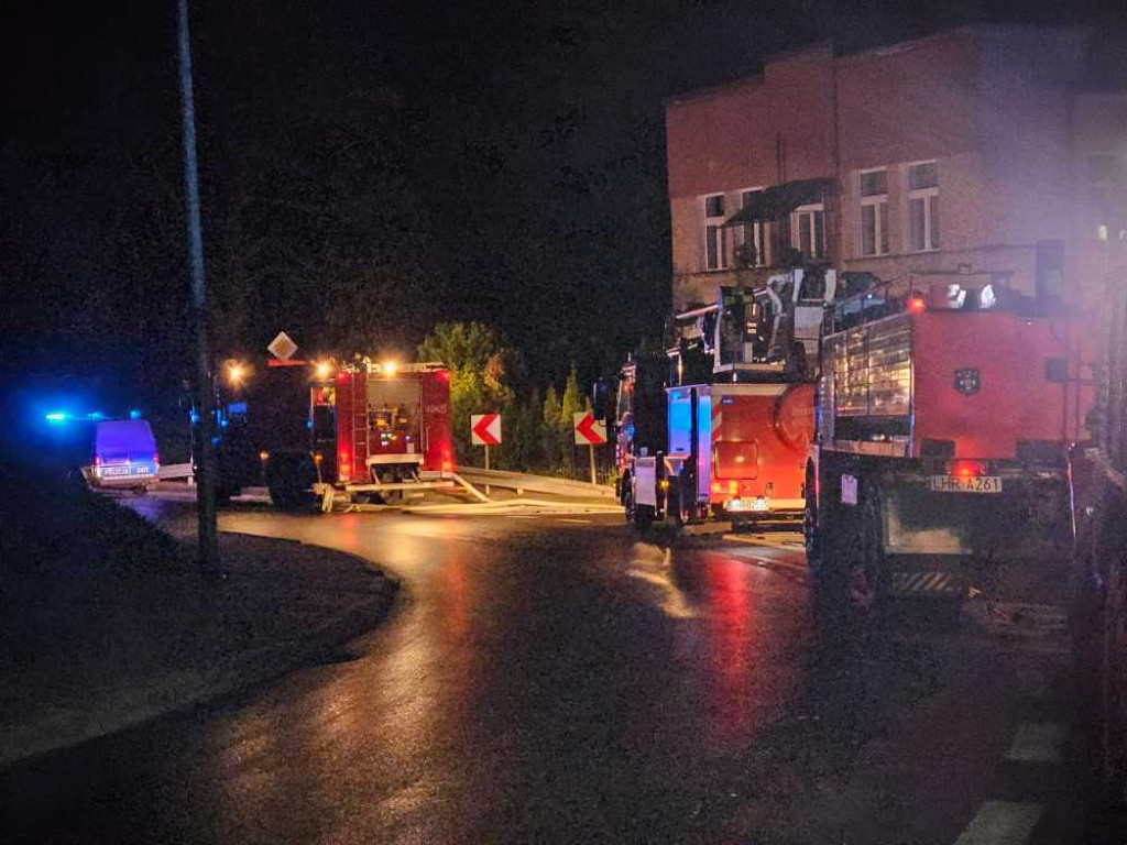 Hrubieszów: Pożar na ul. Kilińskiego [ZDJĘCIA, WIDEO]